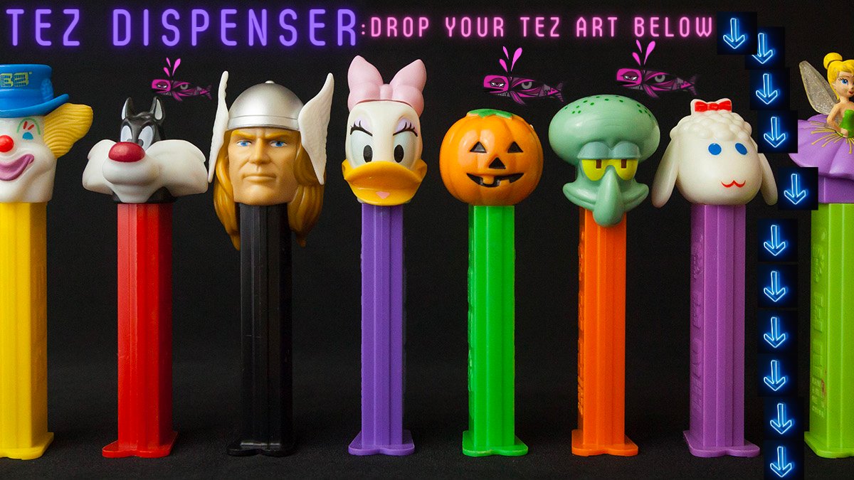 sheasmith1's tweet image. ⚡️TEZ DI$PEN$ER ART BUY THREAD 
⚡️#TEZOSTUESDAY WEEK OF 6/20/23 
⚡️THREAD IS LOCKED UNTIL TUESDAY
⚡️BUDGET = 555.555 #TEZOS 
⚡️JEDI TEZ BUYERS EACH SENT 55.555 TEZ:
@JimmyCrypto888 @uFControl @EyesWideCrypto @biohackersclub
❣️DROP YOUR TEZOS ART BELOW❣️
❣️REWTEET❣️
❣️HAVE FUN❣️