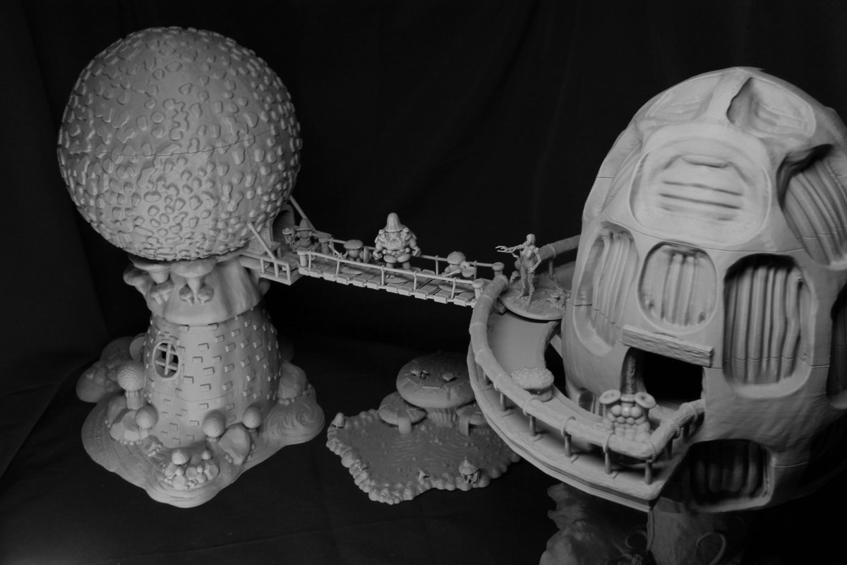Krakulu's Mushroom Madness hprs.co/mushroom A PDF adventure, buildings, miniatures, scatter tabletop terrain, environment maps, player accessories and even more are included.  #dnd5e #tabletopterrain #tabletopgaming #tabletoprpg #tabletopminiatures #tabletop #ttrpg