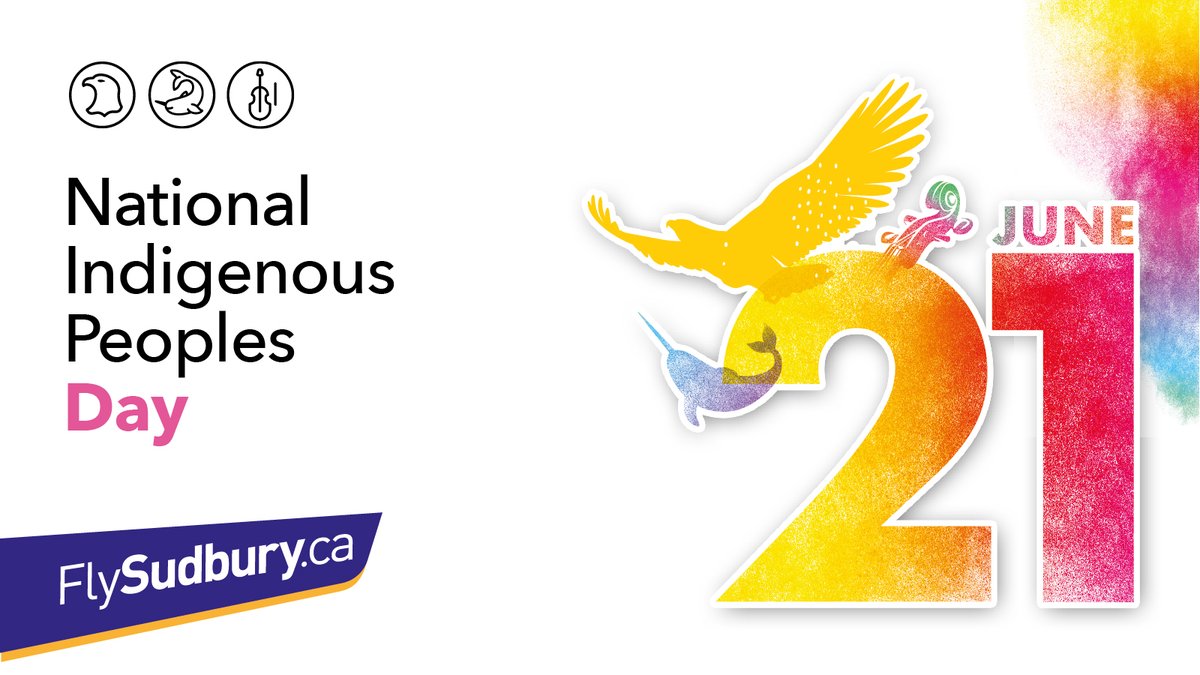 Happy National Indigenous Peoples Day! 
Celebrating First Nations, Inuit, and Métis across Canada

#YSB #FlySudbury #NationalIndigenousPeoplesDay