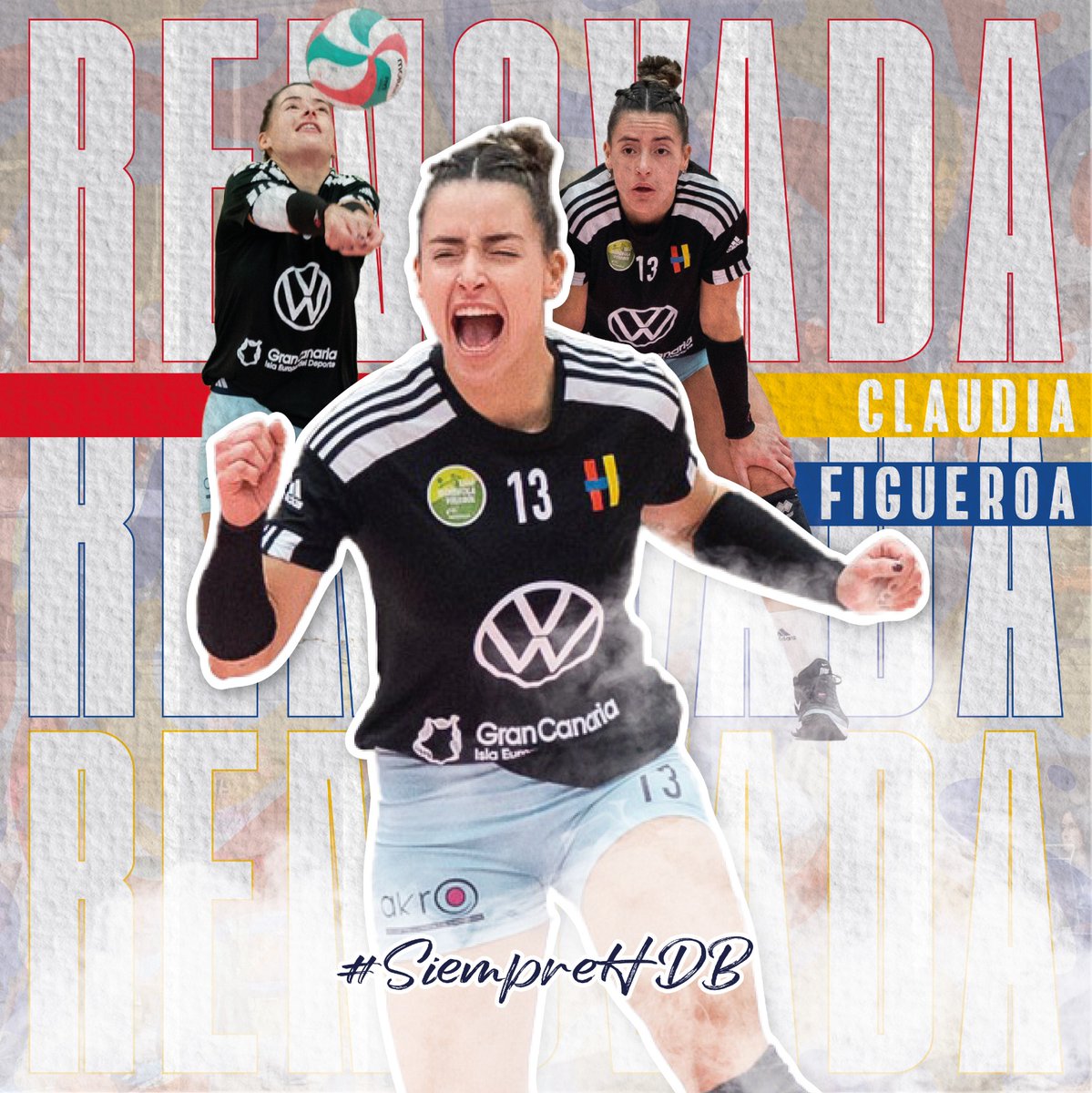 Vino para aportar su experiencia a una plantilla joven y desde que llegó demostró su profesionalidad y calidad, que gran noticia anunciar la continuidad de Claudia Hernández Figueroa.
Será su 2ª temporada con nosotros y estamos seguros que será una pieza clave en el equipo.