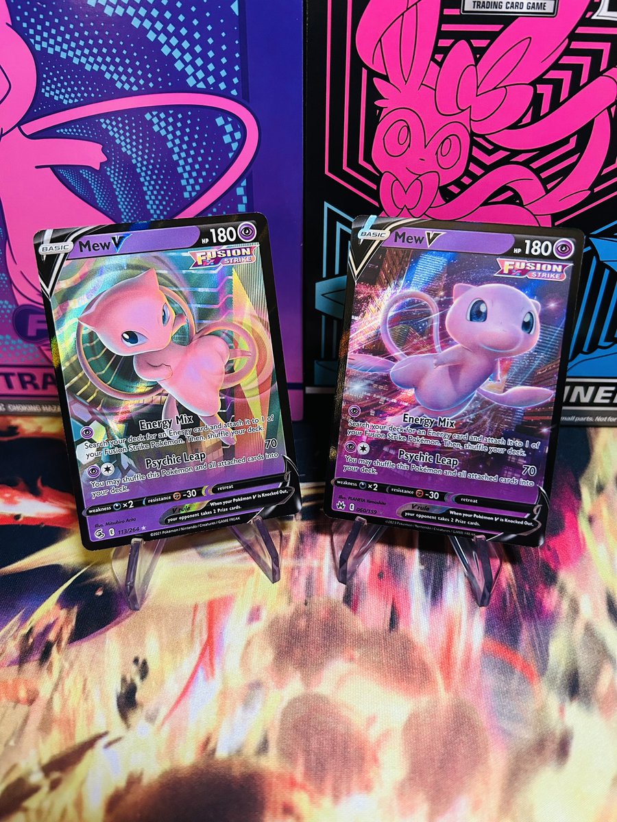 🚨#Giveaway Time!! Win this (two)Mew combo! 🔥

- Follow✅
- Retweet♻️
- Tag a Friend 🤝

(Must be following for duration of giveaway) 

Winner will be drawn Friday, June 30th.

#Pokemon #PokemonGiveaway #Prize #Contest #GivingAway #GiveawayAlert #Mew #MewV #Win #Draw #Prize