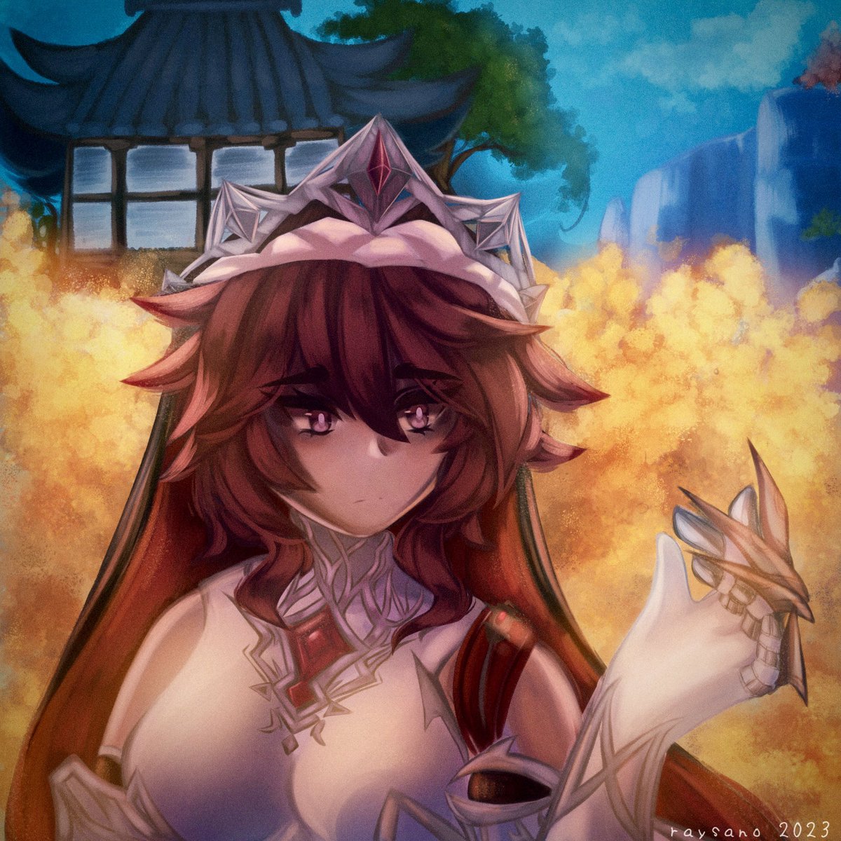 xraysano's tweet photo. Decided to also post full drawn artworks here. #Rosaria from #Genshinimpact 
_
#genshin #Genshin_Impact #genshinimpactfanart #fanart #digitalart https://t.co/7TCTPCOrzP