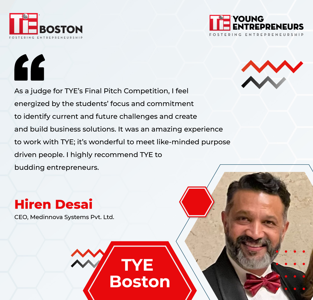 Thank you Hiren Desai for your support and encouragement to our budding entrepreneurs.

#onlineentrepreneur #entrepreneurcoach #entrepreneurwoman #entrepreneurship101 #youngentrepreneurs #entrepreneurmind #entrepreneurialmindset #entrepreneurspirit #entrepreneurtips