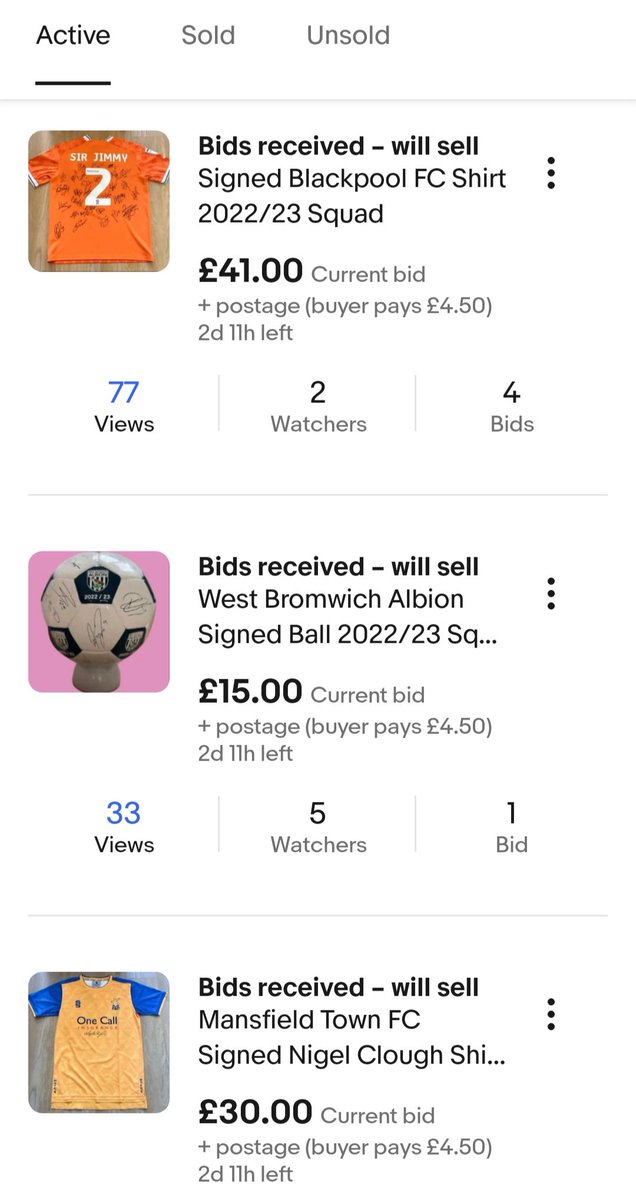 PaulAlanProject's tweet photo. 2 days &amp; 11 hours left in our football memorabilia auction raising funds for #publicaccessdefibrillators - get bidding and remember this is a charitable auction, so please bid generously! Thank you to all our incredible bidders so far! 🤍
https://t.co/X5zj6lAvot
#defibssavelives https://t.co/EzsKqxYq0y