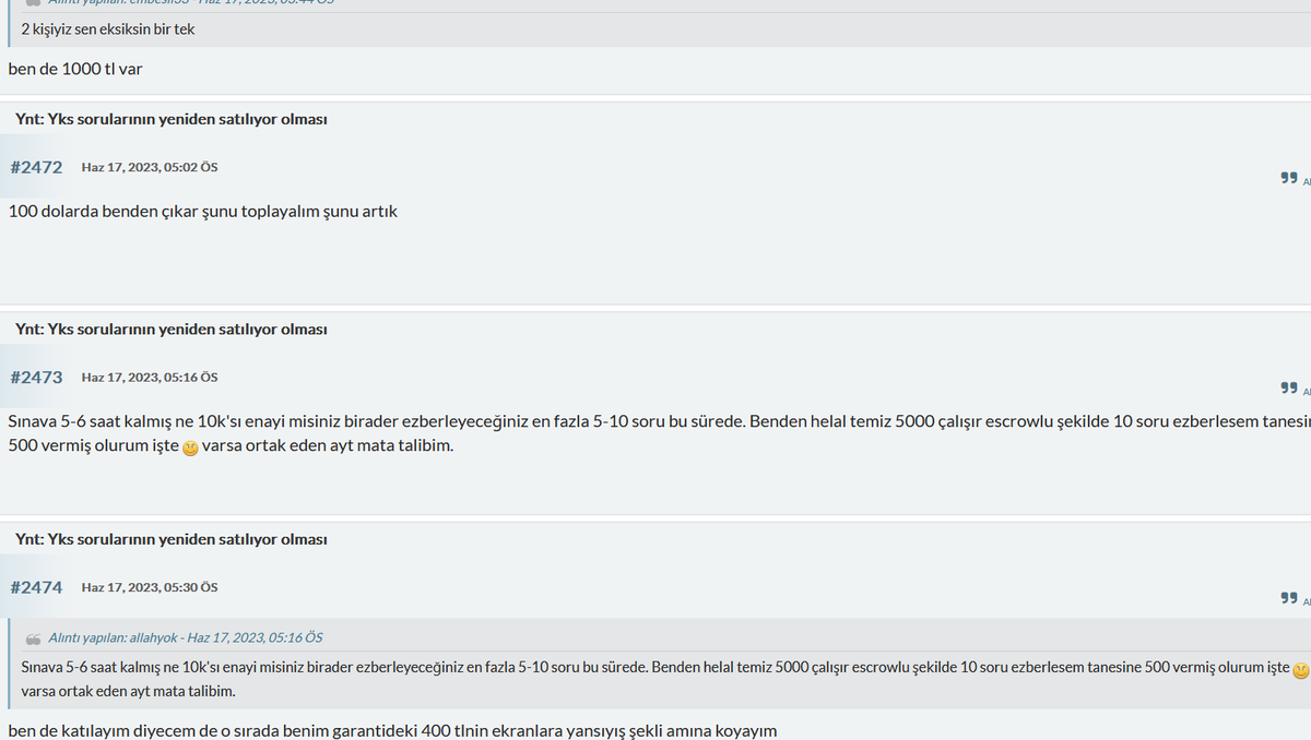 Arkadaşlar ÖSYM hakkımızı koruyamamış bir kişi yüzünden istediğiniz bölüme giremeyebilirsiniz durum ciddi 1 kişi 2 kitapçık almadı belki onlarca yüzlerce kişi 2 kitapçık aldı! #yks2023iptalolsun
