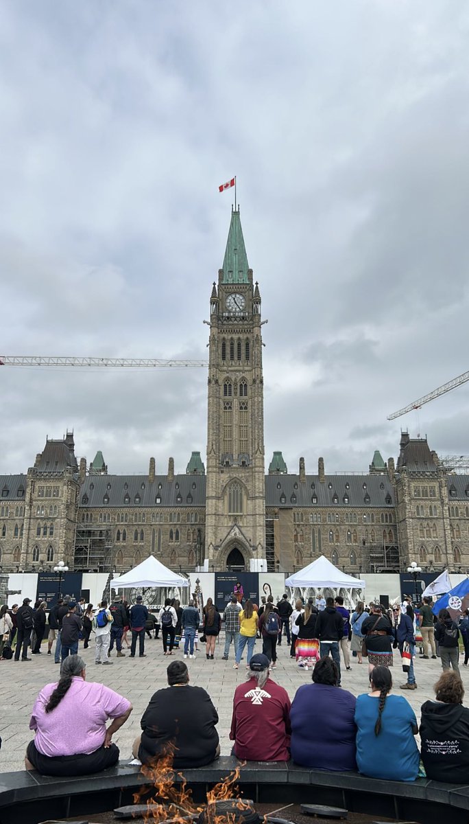 First Nations leaders and grassroots citizens came together on Parliament Hill today to oppose federal legislation on the Métis government recognition and self-government agreement. To watch a recap, visit: m.facebook.com/Waawiindamaage… #DemandMetisDebate