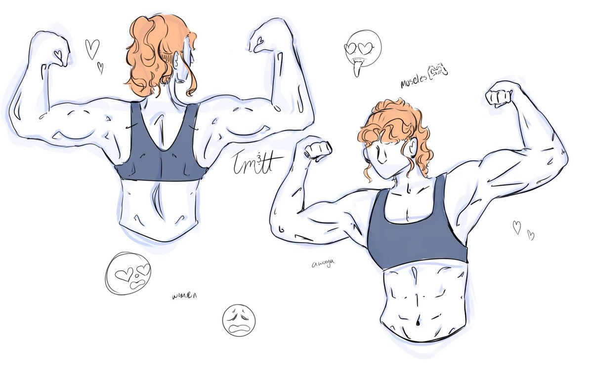 fuck you jrwitwt if nobodys gonna give jay the muscles she deserves I'LL LEARN TO #jrwifanart