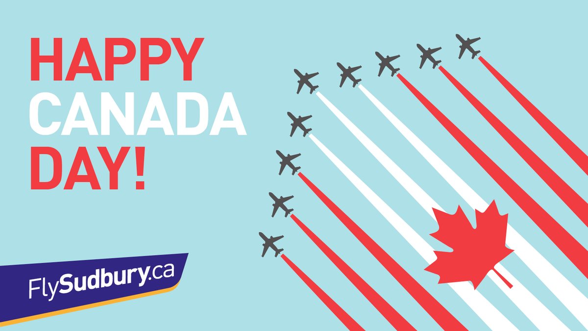 Happy Canada Day! 🇨🇦

#YSB #FlySudbury #CanadaDay2023
