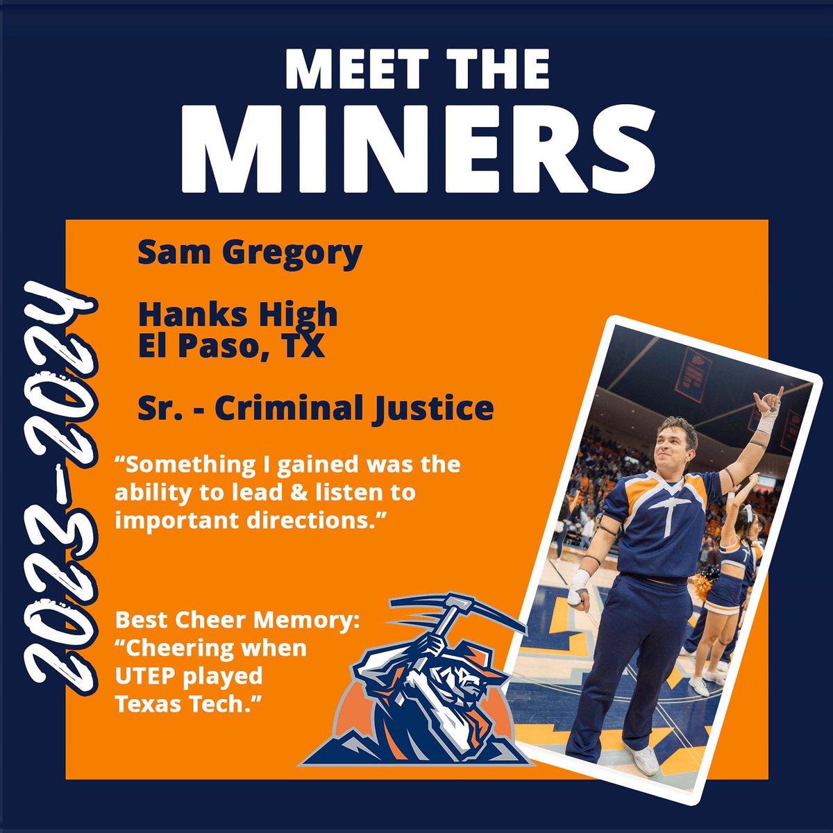 Welcome back to our 5th year Sam, we are looking forward to another amazing year! ⛏️
#picksup #gominers