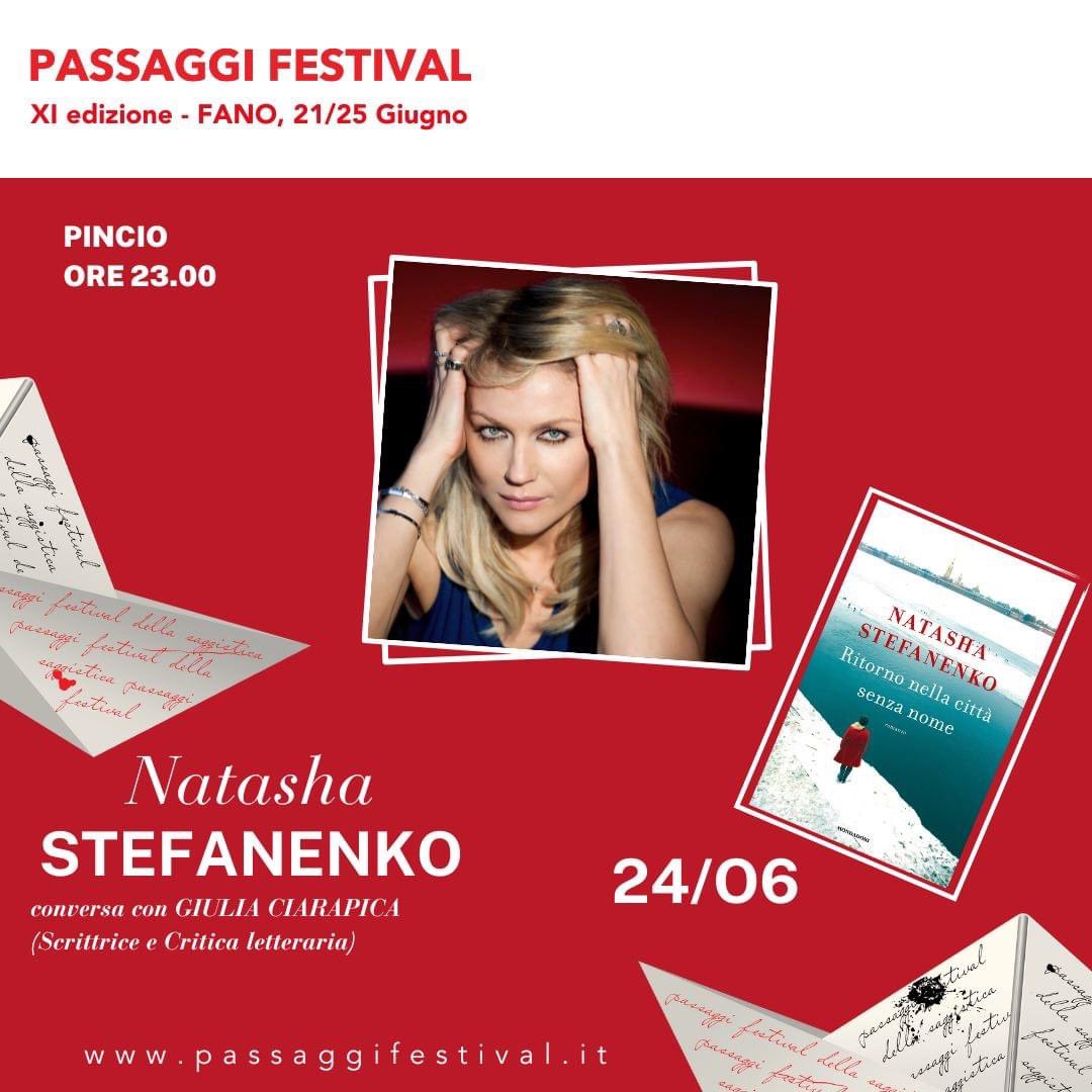 Ci vediamo al @passaggicultura a Fano, dal 22 al 25 giugno! Presenterò @MatteoBBianchi e @stefanenkon e avrò il piacere di condurre il Salotto di Passaggi, dalle ore 19 alle 21, dal 22 al 25, al Pincio. Grazie al direttore Belfiori per la fiducia! passaggifestival.it/programma-pass…