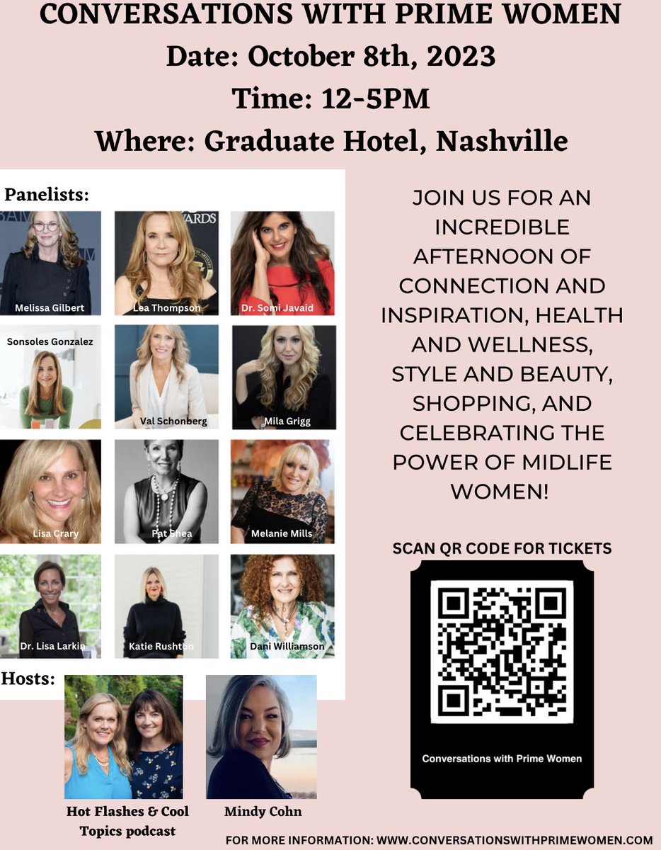 HotFlashesCoolTopics (@coolflashes) on Twitter photo Early Bird Tickets now on sale!
Ticket Link-eventbrite.com/e/hot-flashes-…
<a href="/visitmusiccity/">Nashville Tennessee</a> #nashvilleevents <a href="/NfocusMagazine/">Nfocus Magazine</a> @FranklinLifeMag <a href="/nashlifestyles/">Nashville Lifestyles</a> <a href="/WSMV/">WSMV 4 Nashville</a> Early Bird Tickets now on sale!
Ticket Link-eventbrite.com/e/hot-flashes-…
<a href="/visitmusiccity/">Nashville Tennessee</a> #nashvilleevents <a href="/NfocusMagazine/">Nfocus Magazine</a> @FranklinLifeMag <a href="/nashlifestyles/">Nashville Lifestyles</a> <a href="/WSMV/">WSMV 4 Nashville</a>