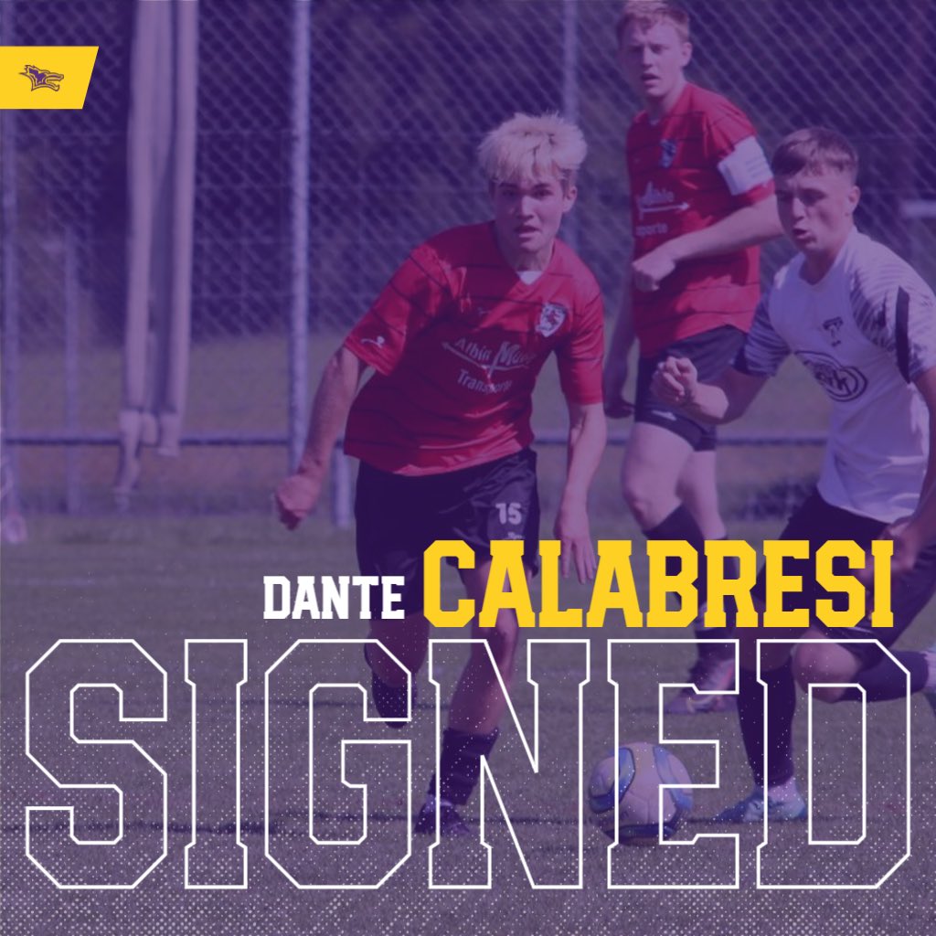 kwu_menssoccer's tweet image. Pleased to announce another signing today by the name of Dante Calabresi. Dante is an incoming Freshman from Buch am Irchel, Switzerland who will be joining us Fall 23! 🐺🤘🏽⚽️

#NewEra #BackToGreatness #KCACsoccer #NAIAsoccer #KansasWesleyan #TheBeautifulGame #RollYotes