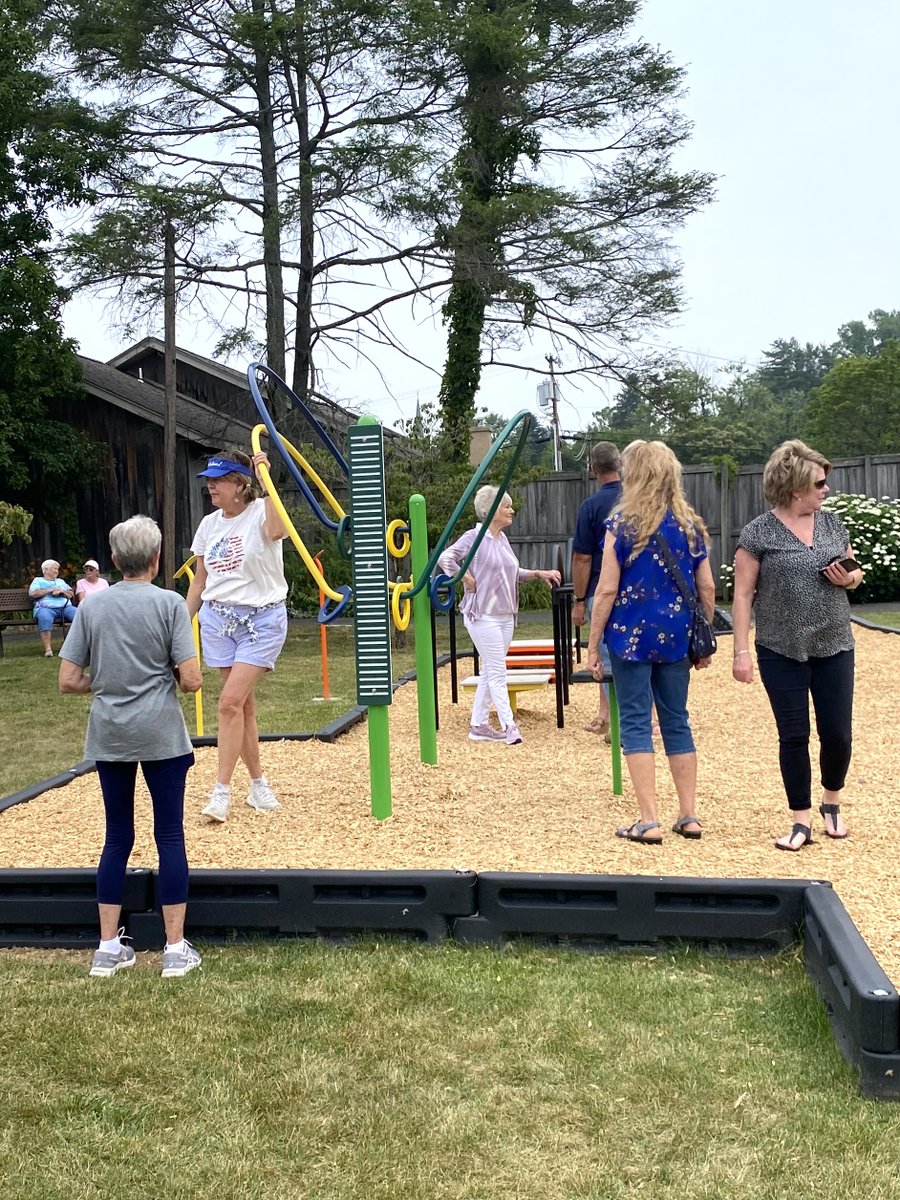 BotetourtChambr's tweet photo. The ribbon cutting for the new senior fitness equipment at Troutville Town Park took place today. This was made possible through donations, including a $6K donations from the Botetourt County Parks &amp; Recreation department, through their Recreation Incentive Fund. @botetourtcounty https://t.co/QkTeMrvGKR