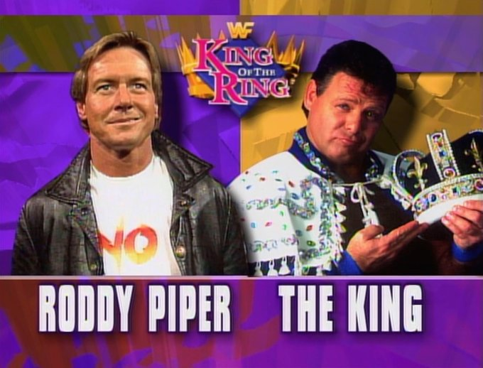 6/19/1994

Roddy Piper defeated Jerry Lawler at King of the Ring from the Baltimore Arena in Baltimore, Maryland.

#WWF #WWE #KingoftheRing #RoddyPiper #RowdyRoddyPiper #JerryLawler #TheKing