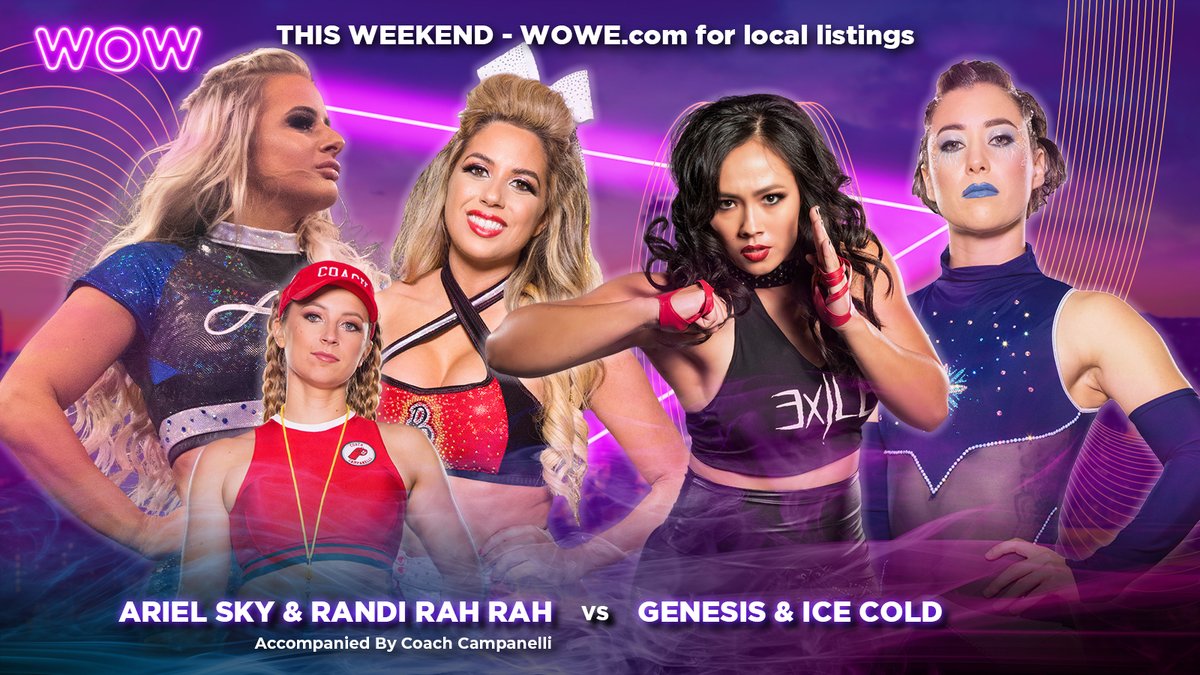 WOW Women Of Wrestling on Twitter "We got tag team action 🥊 We have singles competition 💥 We