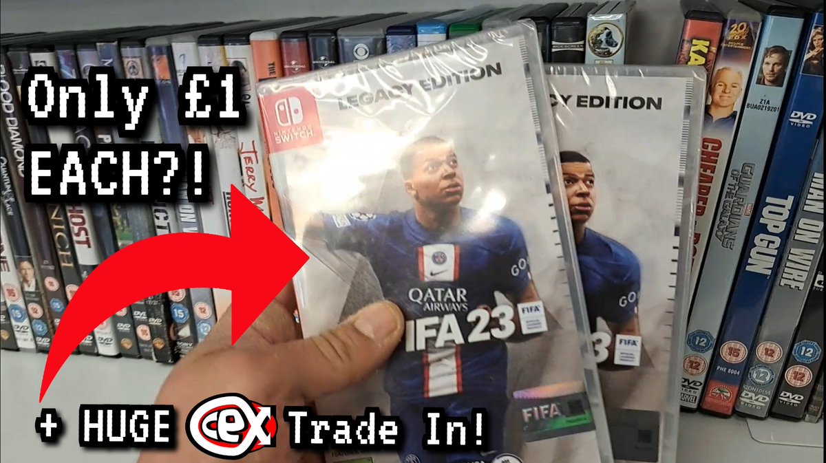 Finding £1 SEALED Switch Games at the Charities plus huge CeX trade in - link below! @1UpRetroGaming
@Sir_eeee
.
youtu.be/hcWX2SBSsgY
.
#RETROGAMING #fifa23 #Switch #videogames #bargain #bargainhunt #charityshop