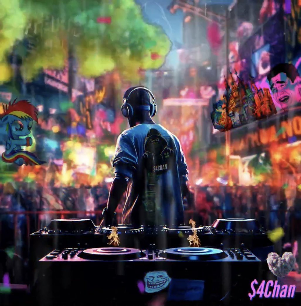 Giving away <a href="/4Chan_Token/">4ChanToken</a> #4Party NFT as #4chan partied with <a href="/hehetoken/">HEHE</a> (right). 

To enter > like, retweet and comment how this nft make you feel. Does it make you feel #hehe? 

View #4Chan NFT collection: opensea.io/collection/4ch…

Winner announced next Twitter space