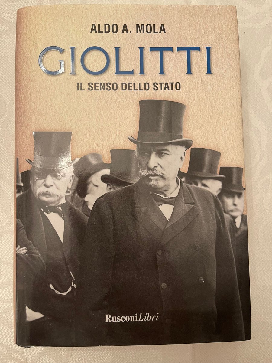 Il libro di oggi:             
📒 Giolitti. Il senso dello Stato - Aldo A. Mola 
#leggere #libridellacultura #20giugno #cultura #librodelgiorno