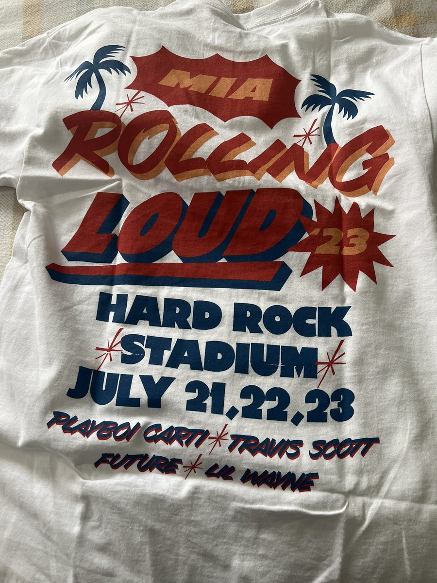 LioN_Chill28's tweet photo. @RollingLoud smh the official Miami shirts this year are wrong…these are the headliners from the show in LA back in March 🤦🏾‍♂️ https://t.co/fFEK6PHX9q
