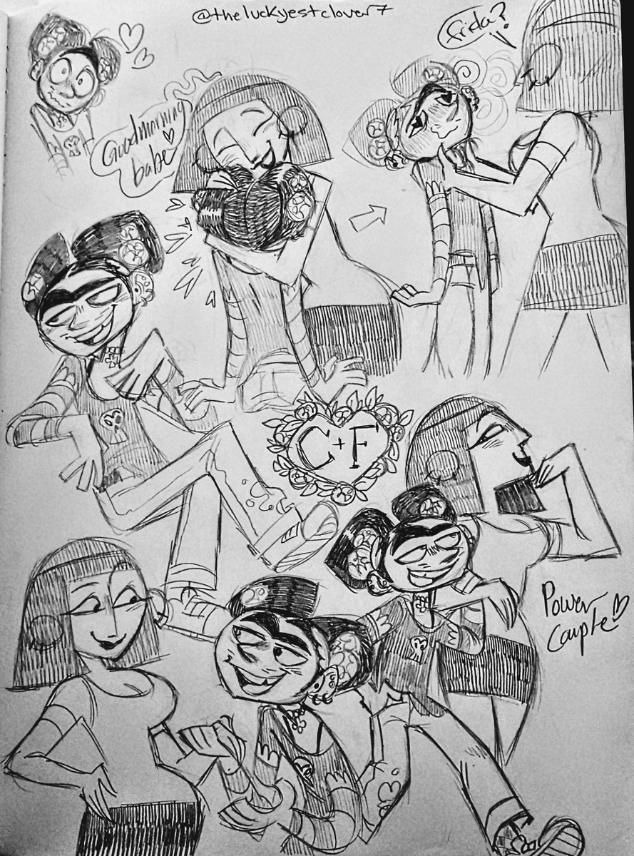 kahlopatra 100 years i will cry if they break up or something.

also frida is like really fun to draw

#kahlopatra #cleopatra #fridakahlo #cleoxfrida #clonehigh #clonehighseason2