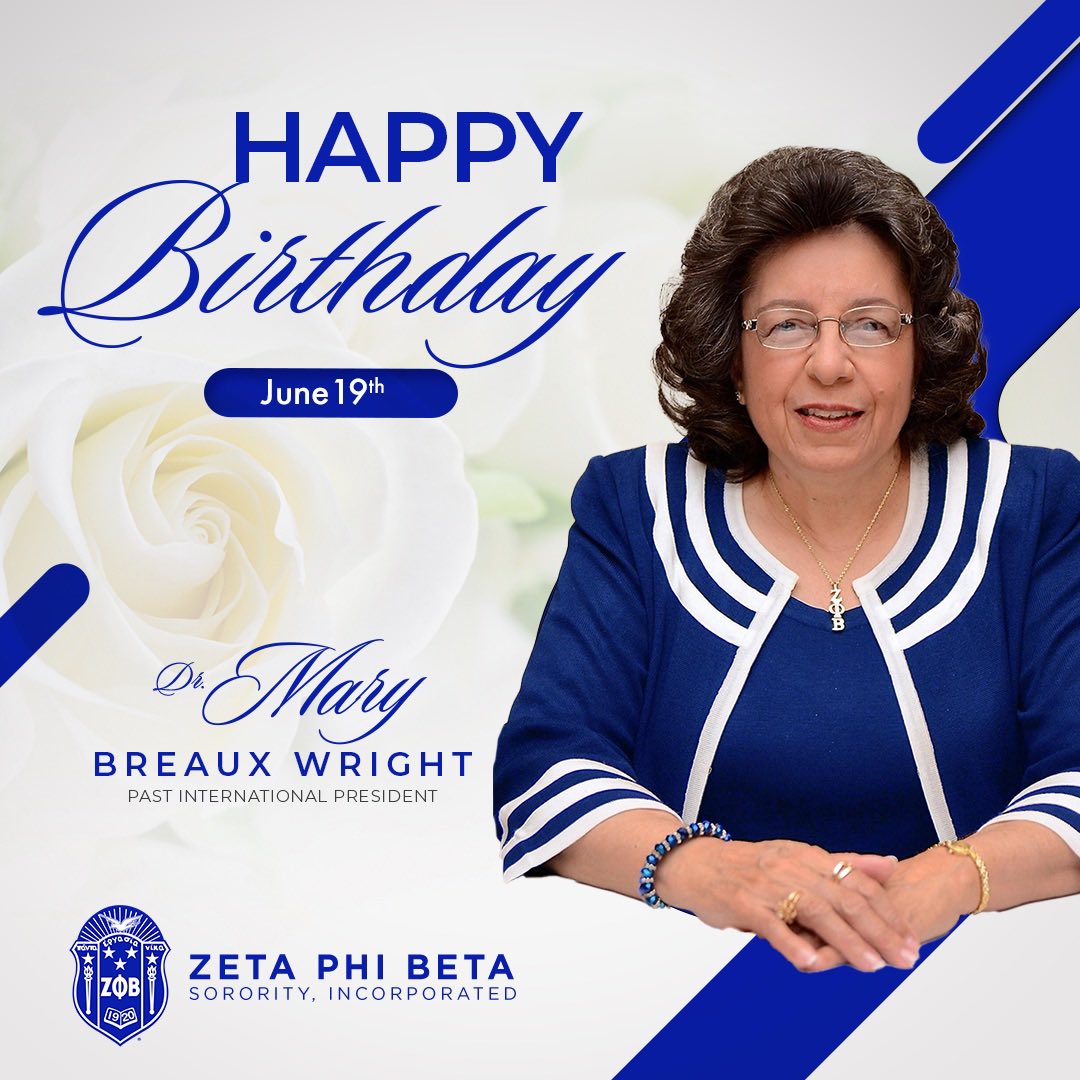 Happy Birthday to our 24th International President! #zetaphibeta #zphib