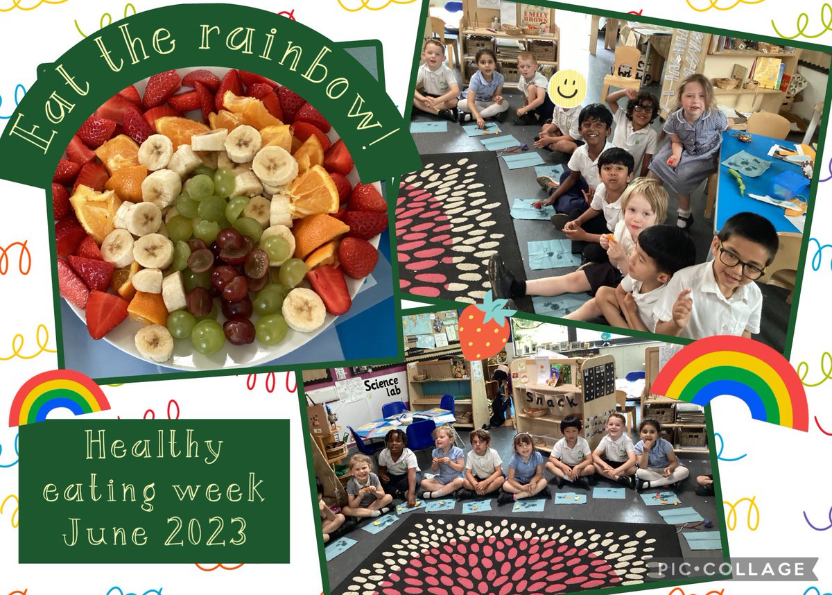 Last Friday we rounded off healthy eating week with exploring the different nutrients found in the rainbow of fruits and veggies. Then we ate a rainbow! The class discussed their favourites and described the colours, smells and tastes #wearebrightfutures <a href="/limetreepa/">Lime Tree Academy</a>