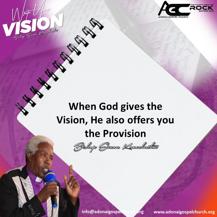 AdonaiUthiru's tweet photo. "When God gives the Vision, He also offers you the Provision to accomplish it." @Bspsimonkaumbu1
Click the link to listen to the sermon: "WRITE YOUR VISION"
https://t.co/T9Ka2fOXjx
#WriteYourVision
#prayernightkesha
#bishopsimonkaumbuthu
#TheYearOfSeekingTheLord https://t.co/LxqEWMbQMz