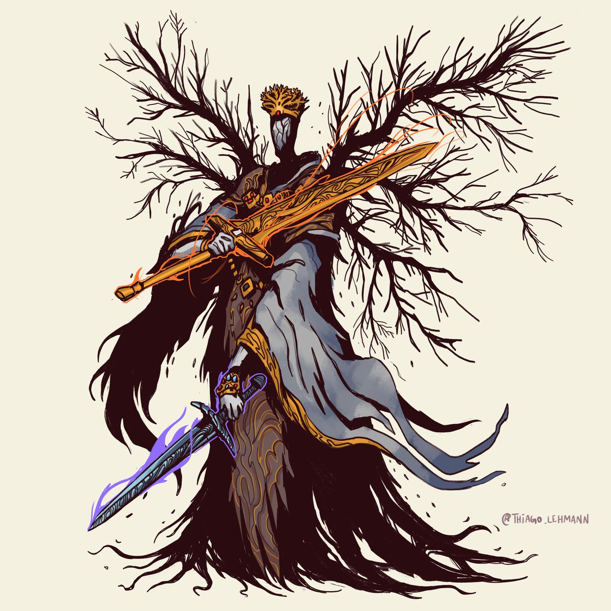 Fan art | Dark Souls III - Pontiff Sulyvahn

Artist: <a href="/lehmannthiago/">Thiago Lehmann - CS2 & Sigils of Nightfall</a>