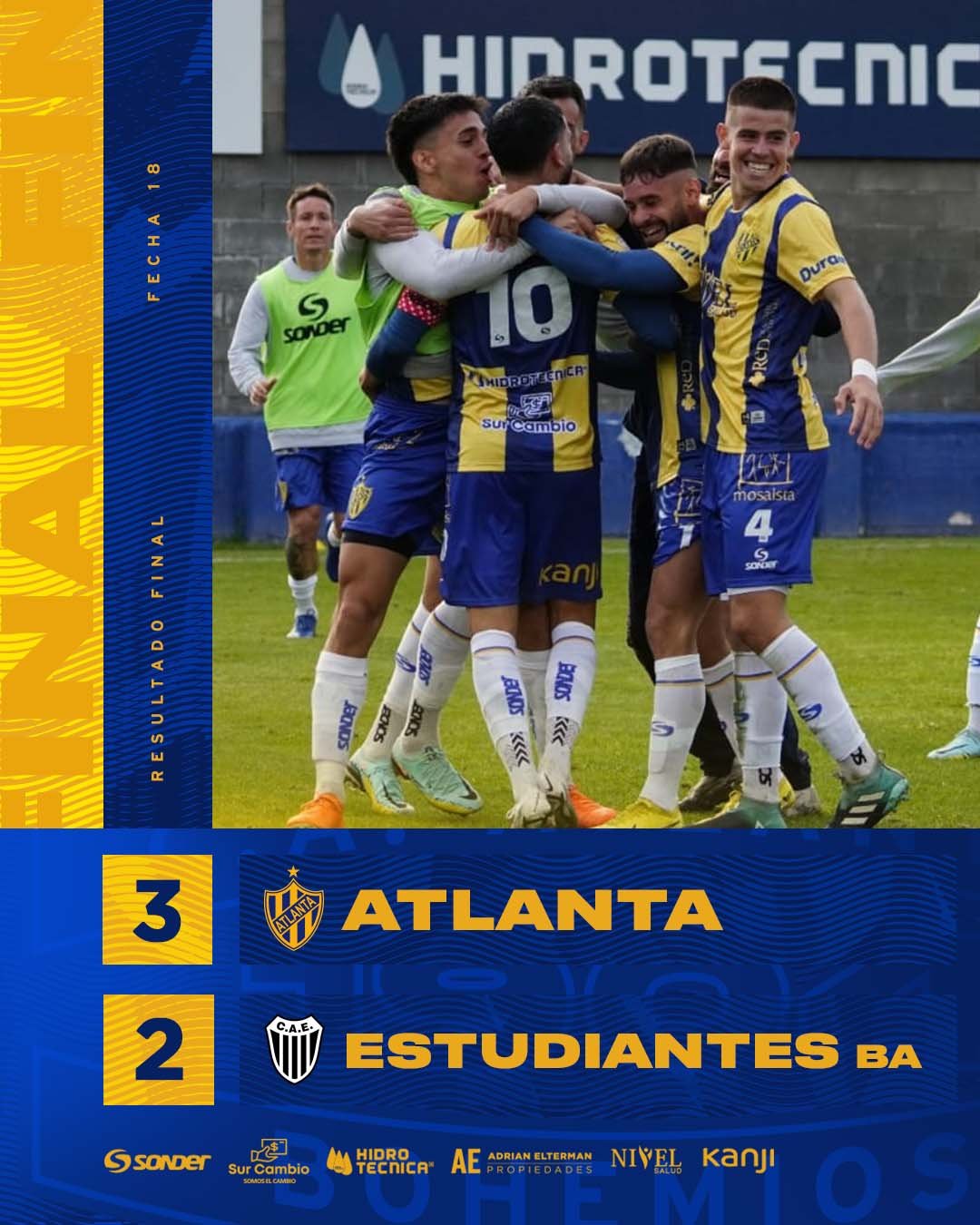 Club Atlético Atlanta on X: Los tres puntos se quedan en Villa