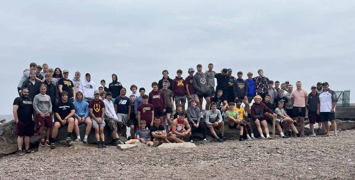 Quick pit stop at Canal Park in Duluth before camp starts! #Family #TigerPride