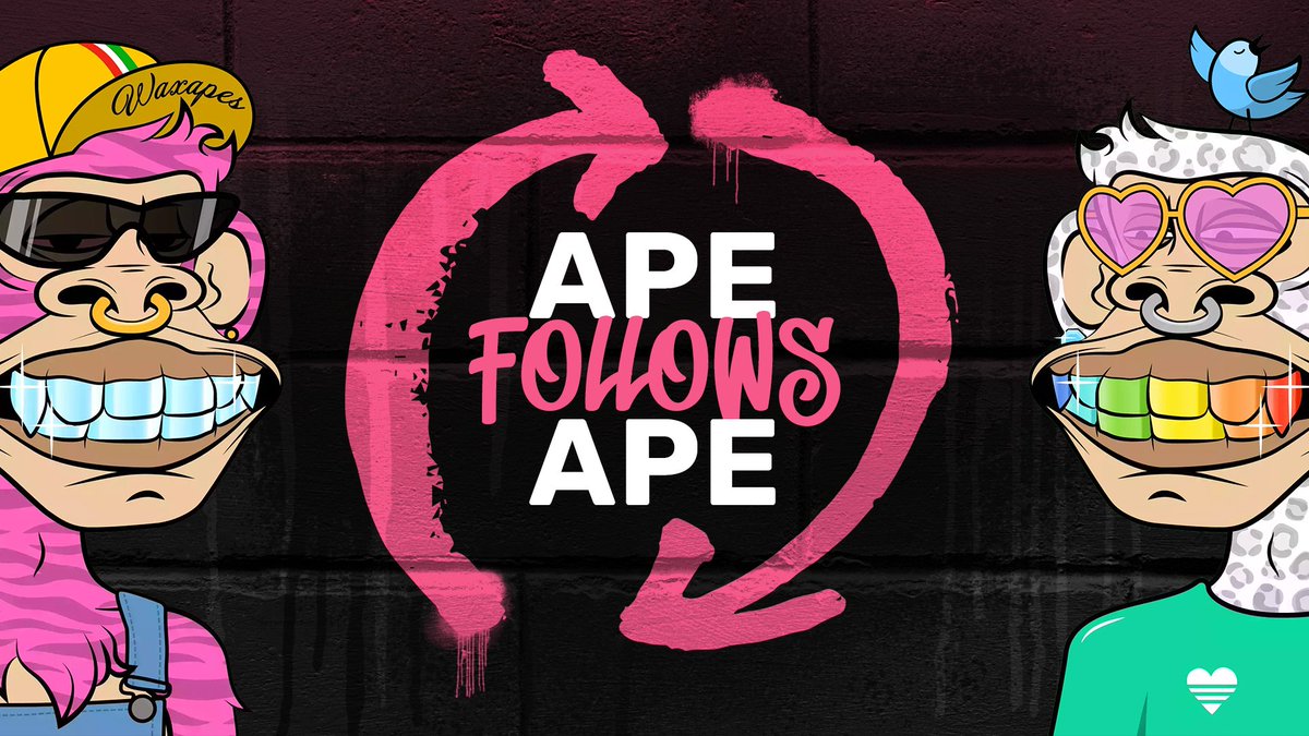 🍌WAX APE FOLLOWS WAX APE🍌

The rules are easy: 1) Comment below if you have a #WARC profile picture on Twitter. 2) Follow everyone who also has a WAX Ape #PFP in the comments!

GO GO 💛🐒 #WAXNFT <a href="/WAX_io/">WAX</a>