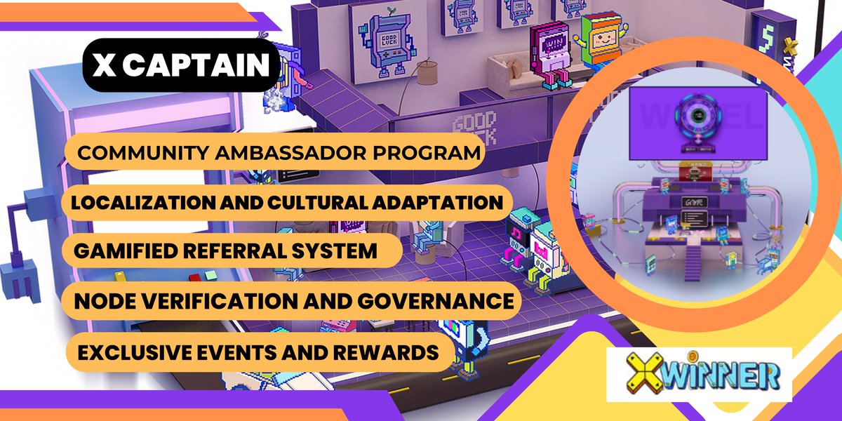 🌍 Join the X Captain community! 🤝✨ Experience the power of localization and cultural adaptation, earn rewards through our gamified referral system, and get exclusive access to events. #XCaptain #CommunityAmbassador #XwinnerThai