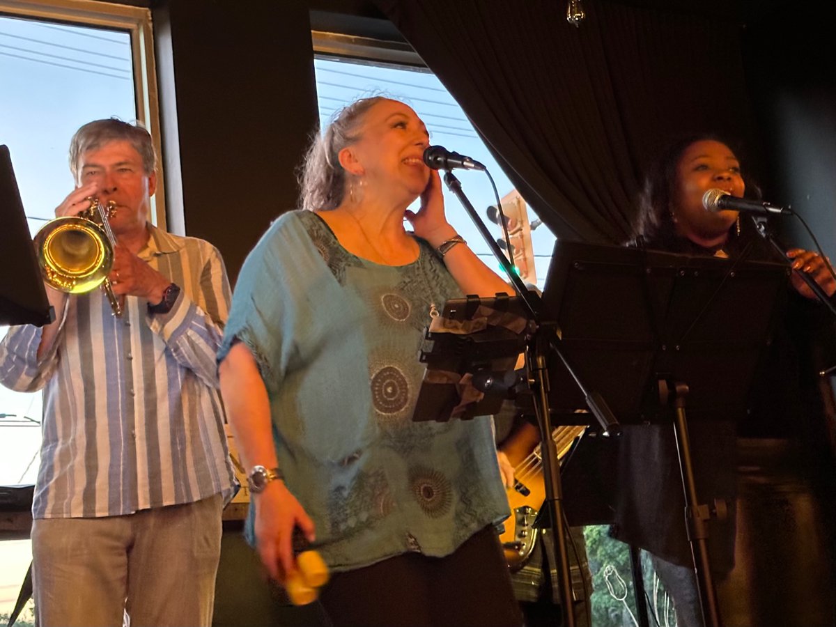 Jazz From Everywhere Stop by the Pat McLeod Community Stage and listen as this talent group of musicians fills Parkdale Park with vibrant sound. Tomorrow at 7:15 PM. wellingtonwest.ca/welliwednesday…
