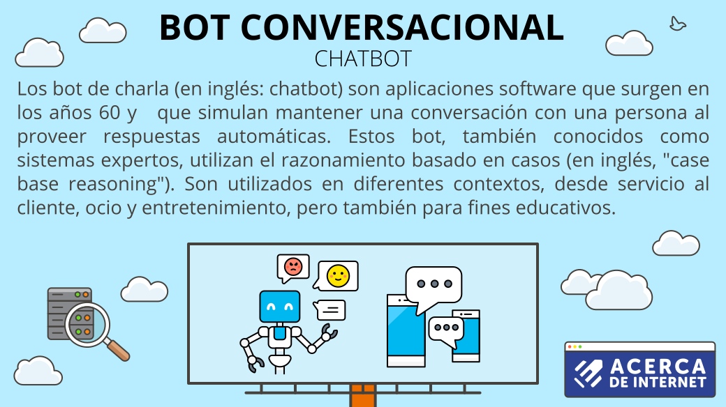 #AcercaDeInternet 💻🌐🗺️ ¿cuántos chatbots conoces? déjanos saber en los comentarios!
