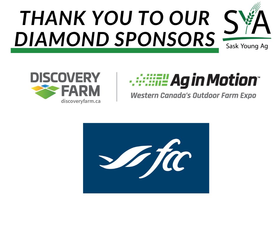 Thanks to our Diamond Sponsors for supporting SYA! 
@FCCagriculture 
@AginMotion

#leadersinag #agproud #elevatingleaders