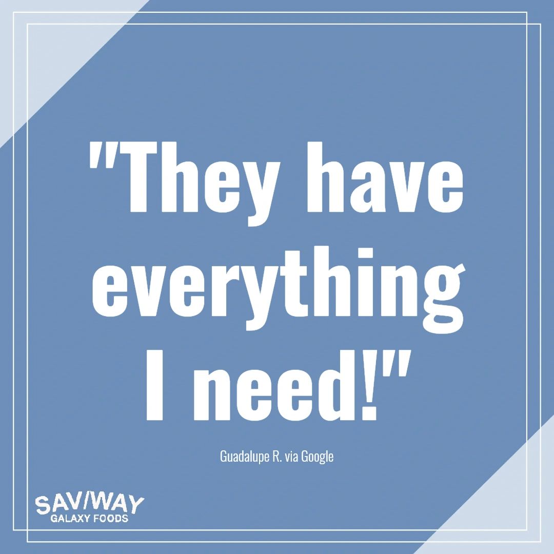 Checking off your grocery list is easy here at #SavWayFoods. Take a look at Guadalupe's full review on Google: goo.gl/maps/twjGaActf….