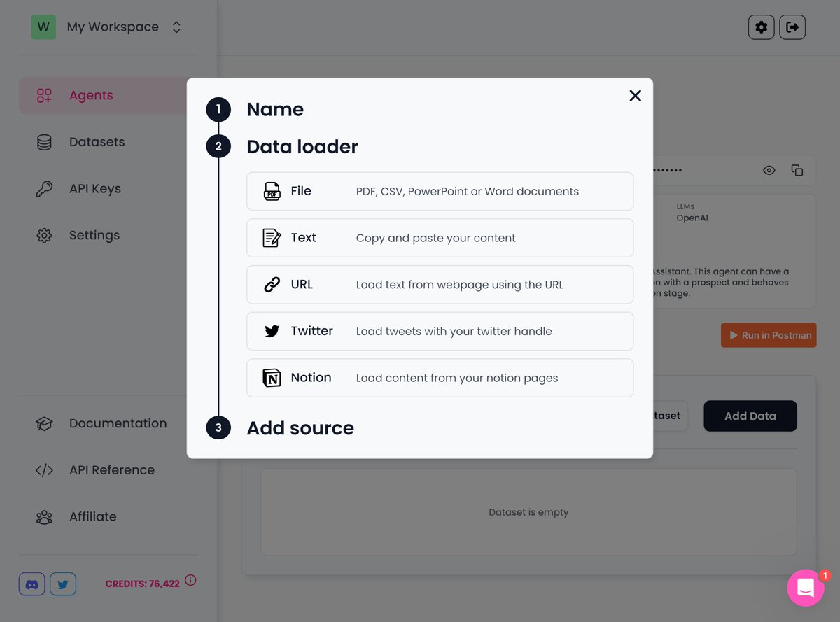 builtbyalbert's tweet image. After few intense days working on @finetuner_ai v.2.0, it&apos;s finally LIVE! 🎉 

Here&apos;s a snapshot of what&apos;s new:

✅ Completely redesigned UX/UI. 
✅ NEW Agent - InterviewGPT using LinkedIn as tool 
✅ &apos;Datasets&apos; feature to interchange various source datasets for agents. 
✅ Sales…