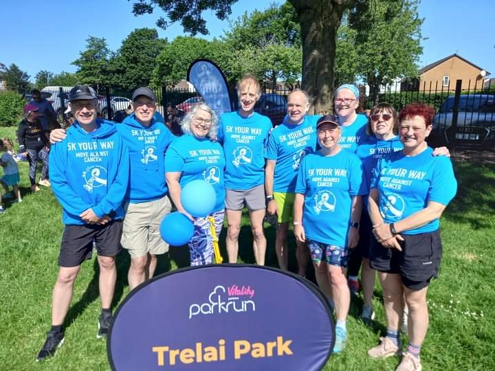 💙Our next Cardiff meet up will be:-
📆 Sat 24 June
⏰ 8:45 for 9am start 
🚗 Park Cardiff W High School
📍Meet nr start of 
@Trelaiparkrun
 💷 Free!
🏁 Walk/run up to 5km
☕️Coffee after - Mr Coffi
See you there!💙
#loveparkrun #5kyourway #trelai #cancersupport #parkwalk #cardiff
