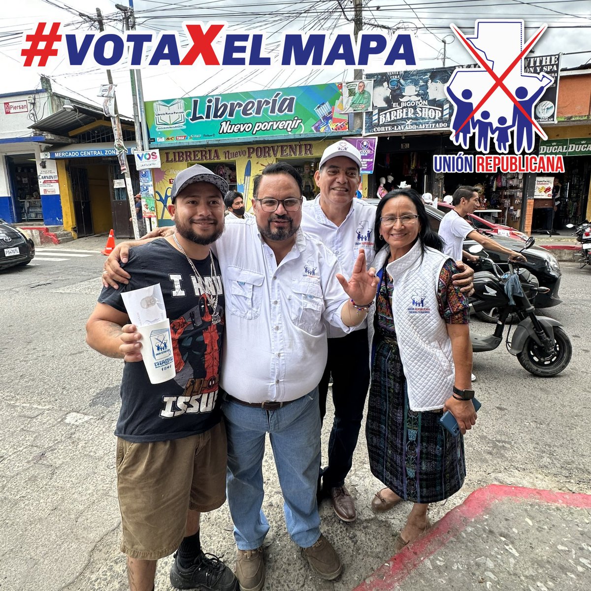 Hoy recorriendo Chimaltenango junto a nuestra futura alcaldesa Marta Lidia Mulul Pajarito y nuestro binomio presidencial General Oscar Barrientos y Licenciado Giulio Talamonti 🔵🔴⚪️ 

Este 25 de junio MAPA VISTO, MAPA MARCADO. 🔵⚪️🔴 

#mapavistomapamarcado #Unionrepublicana