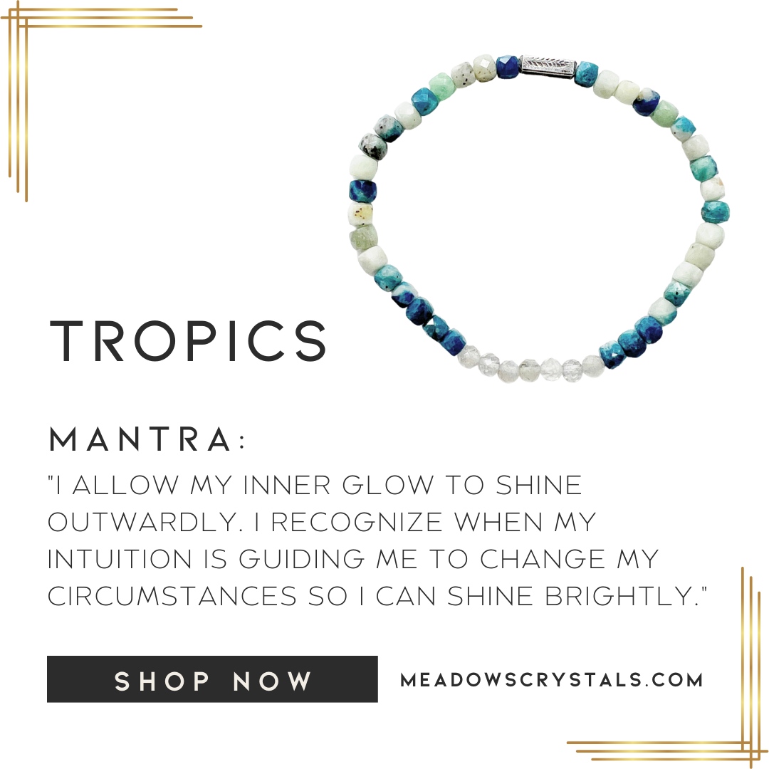 New #bracelet releases are here and they're FABULOUS! Which one do you need in your life right now? Shop: l8r.it/en5R

#crystalbracelets #meadowscrystals #solarplexusbracelet #tropicsbracelet #handmade #luxurybracelets #shinyprettythings #chakrajewelry #summerjewelry