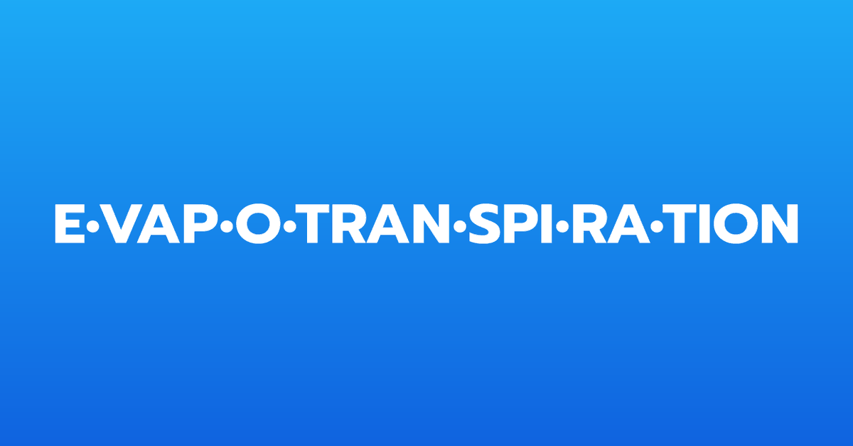 SmartRainInc's tweet photo. What is Evapotranspiration? It's our "Secret Sauce". It's what saves you water and money!

Read our latest post about Evapotranspiration: https://t.co/ZwEKe0F3ko 

#SaveWater #Sustainability #Innovation #Technology #SmartRain #ConserveWater #WaterConservation https://t.co/vj4pCzfRr7