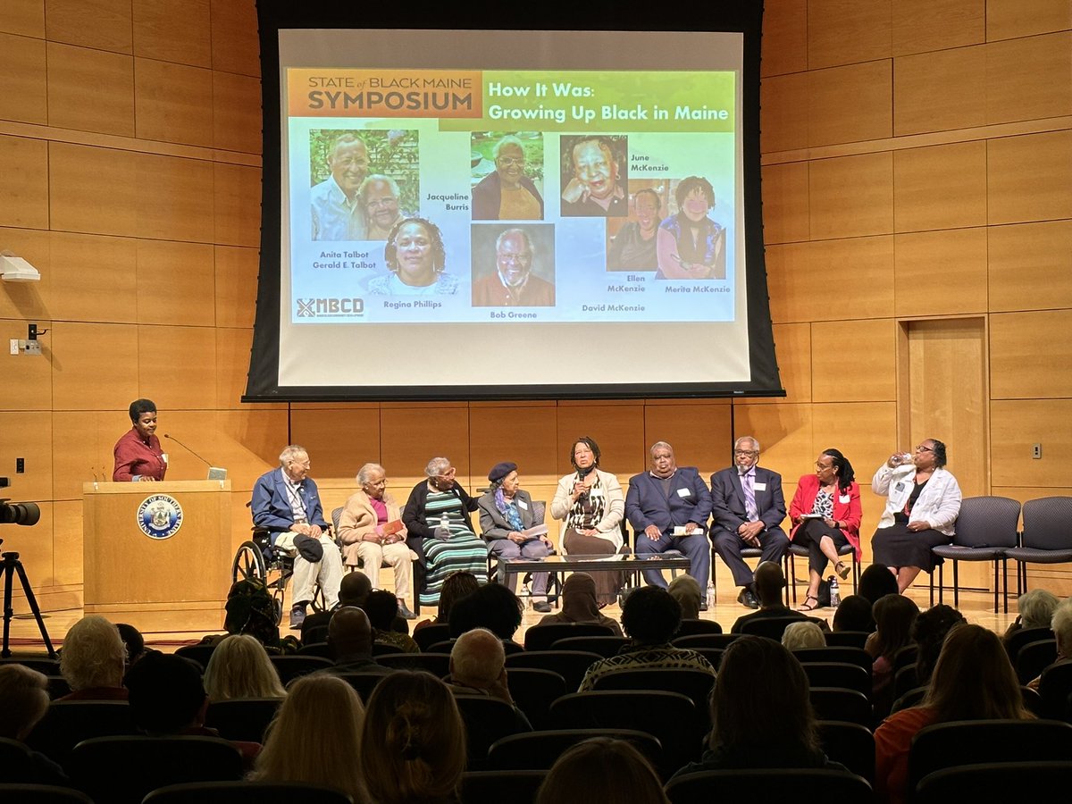 The State of Black Maine Symposium was truly a success. Important conversations started and to be continued next year. Happy Juneteenth!