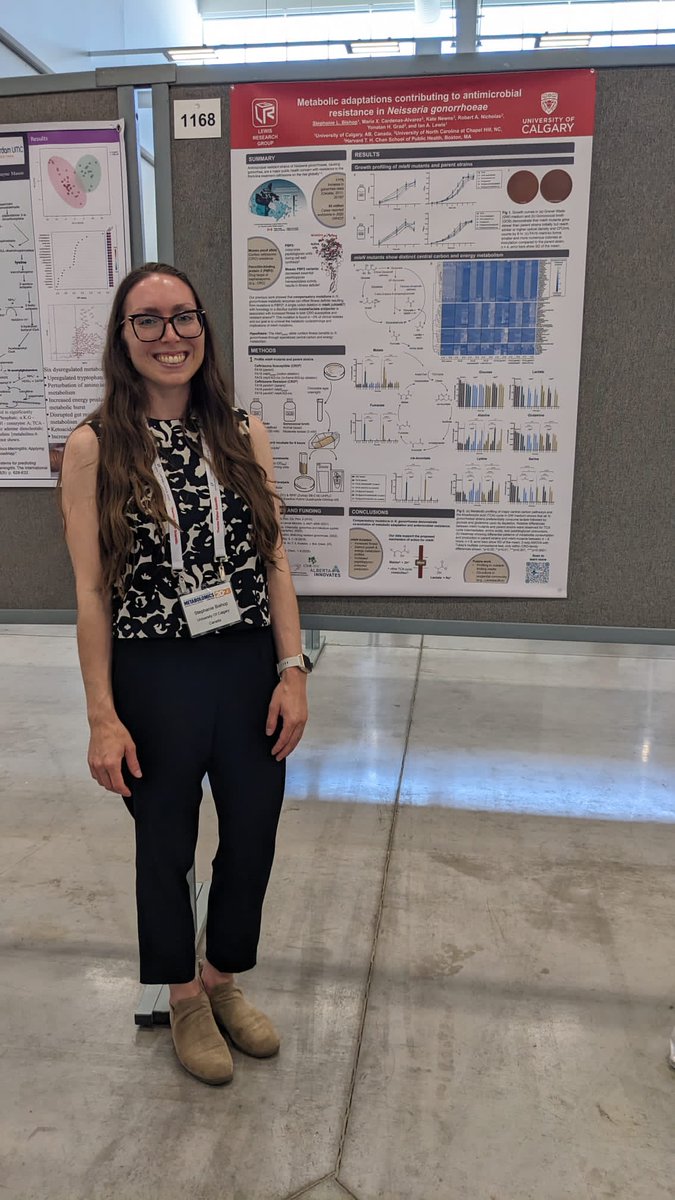 Come see my poster at #MetSoc2023 to learn everything you wanted to know about gonorrhea metabolism! #1168 at the Mon and Tues sessions.