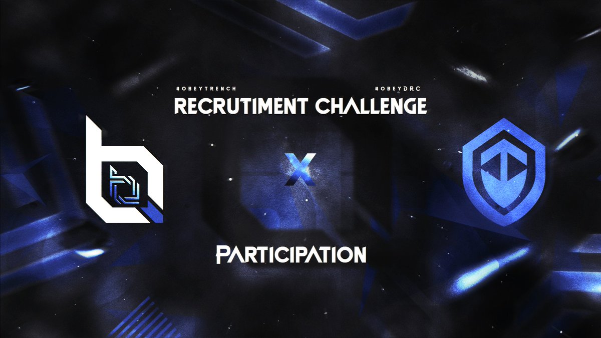 Announcing my participation in the Obey RC!

Hash: #ObeyDRC #Obeytrench
Tags: @ObeyStudios @ObeyAlliance 

Vouches & Retweets are appreciated! ❤️ & ♻️