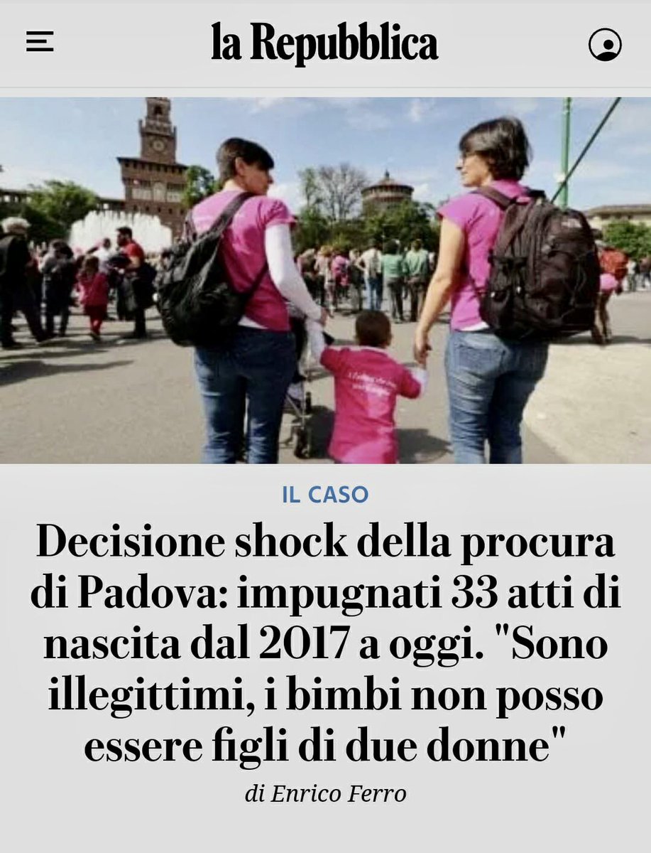 Ecco cosa fa il Governo che si riempie la bocca di difesa della famiglia. Cancella i diritti dei bambini.
Ecco il frutto avvelenato di una ideologia feroce, sostenuta da una rete internazionale finanziata in modo oscuro, quella del Congresso di Verona che abbiamo contrastato