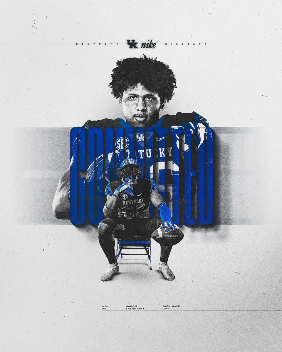 COMMITTED‼️
<a href="/UKFootball/">Kentucky Football</a>