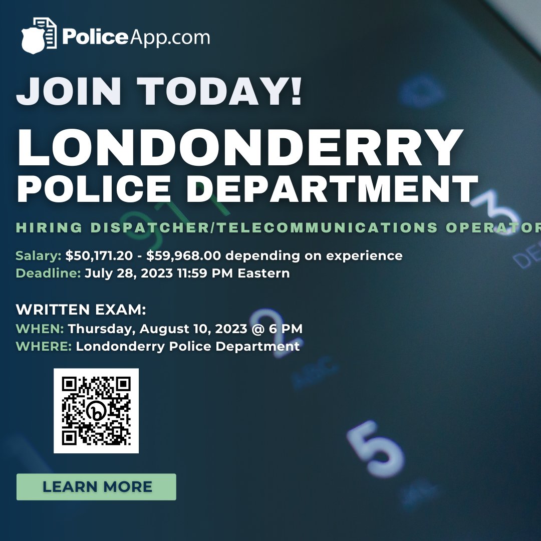 on Twitter "Londonderry Police Department, NH Job Title