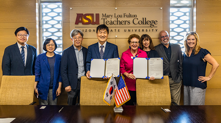 asueducation's tweet photo. South Korean partnership aims to innovate its teacher training system @punyamishra @IvetaSilova #SNUE #teacherprep https://t.co/rivRc7EHUE https://t.co/O6ZAs58Y8R