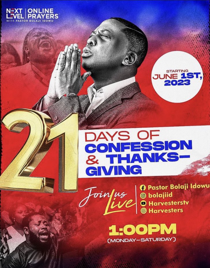 UncleGeeOfZion's tweet photo. Join us on #NLP 👍

Online &amp; on-site ✅

Invite your family and friends 🤝

#Tuesday
#June20th
#1PmPrayers
#WordBasedPrayers
#NextLevelPrayers 
#NLPWIthPastorBolaji
#NLPLondonConference23 https://t.co/Yv6tPG1H29