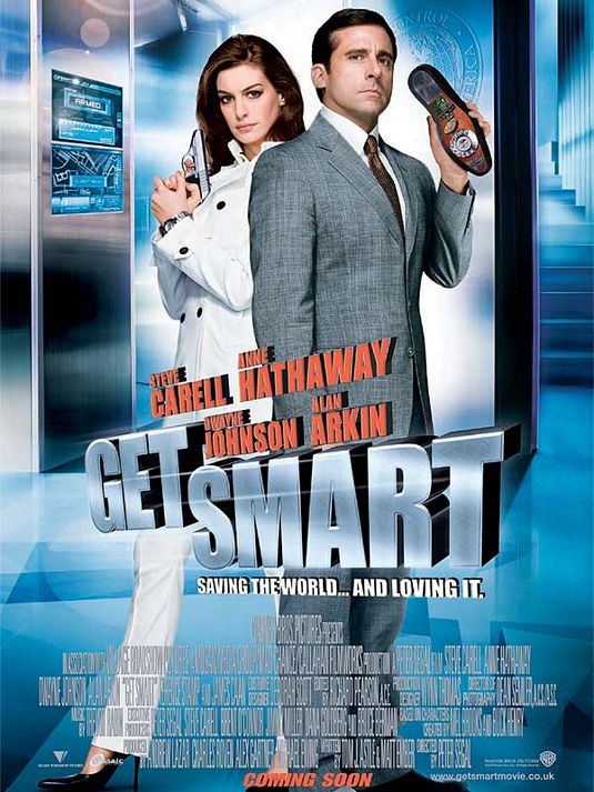 #SteveCarell was #MaxwellSmart 15 years ago today when #GetSmart opened on June 20th, 2008 #AnneHathaway #DwayneJohnson #AlanArkin #TerenceStamp #JamesCaan #MasiOka #NateTorrence #PeterSegal #00sMovies #MelBrooks #BuckHenry #MoviesBasedonTVShows #60tvshows